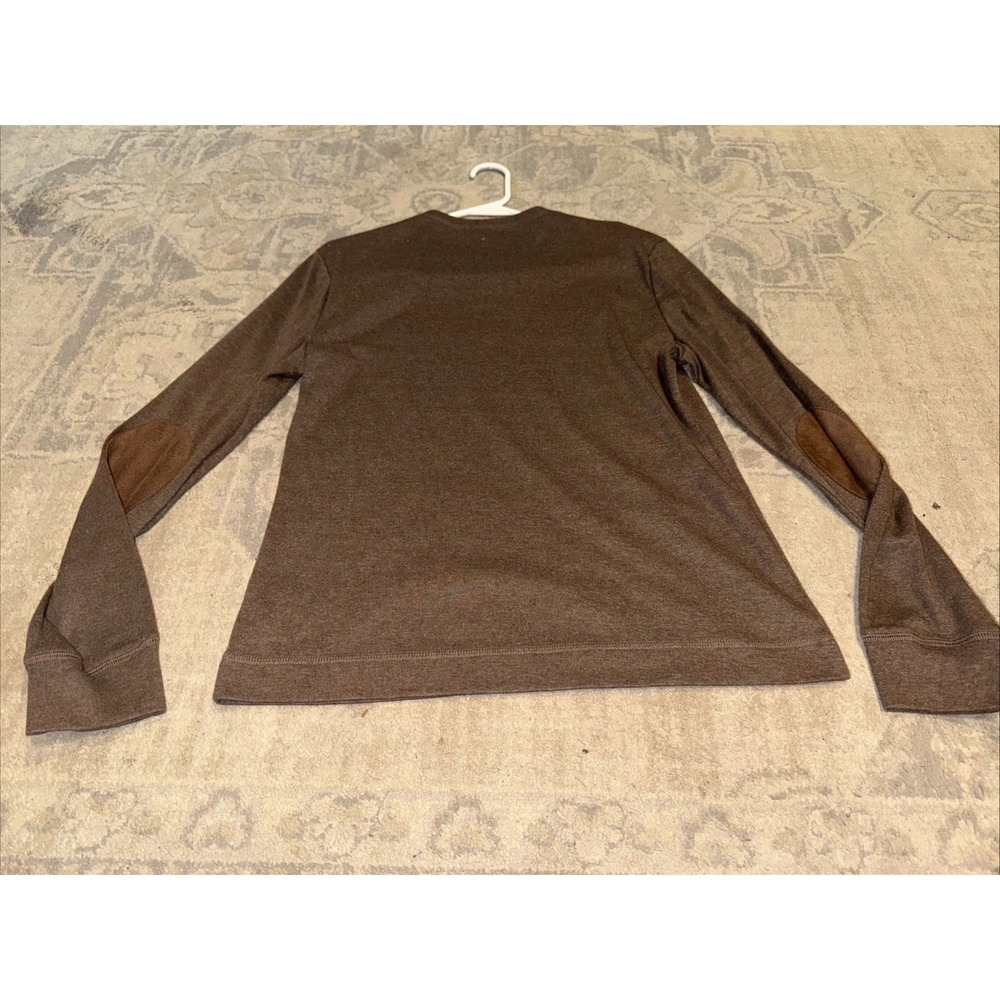 Lauren Ralph Lauren Brown Long Sleeve Shirt W Zipper Detail Sz X-Large XL Womens - Picture 4 of 4
